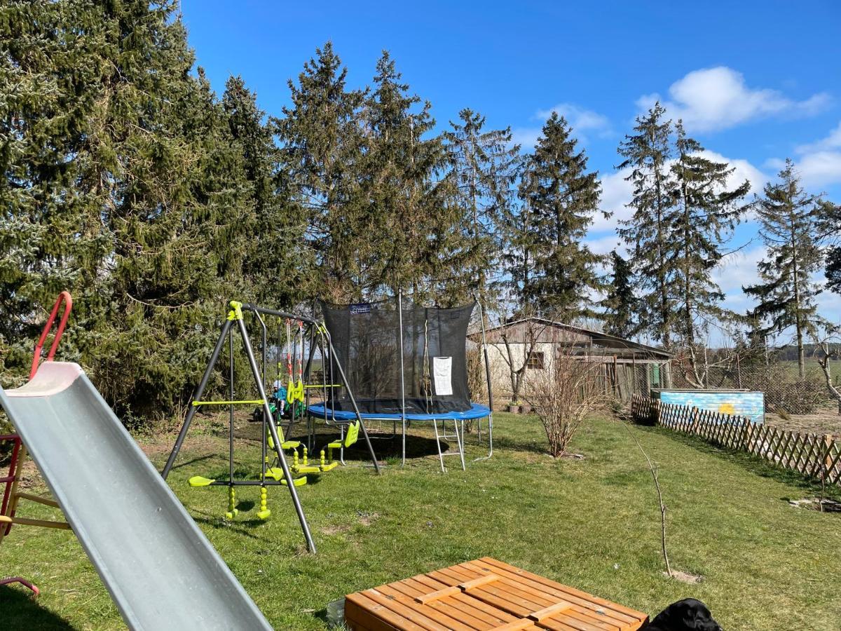 Landhaus Mit Pool, Bungalow In Der Natur Hohenbollentin ภายนอก รูปภาพ
